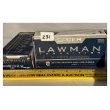 100 Rounds Lawman Ammunition 9mm Luger 124 Grain