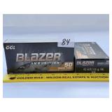 100 Rounds of Blazer Ammunition 45 Auto 230 Grain