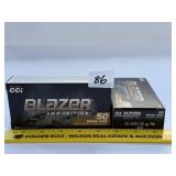 100 Rounds of Blazer Ammunition 45 Auto 230 Grain