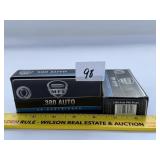 40 Rounds MFS 380 Auto Full Metal Jacket 95 Grain