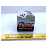 500 Rounds 22 Long Rifle Blazer Ammunition 40