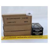 60 Rounds Lake City 5.56 and 40 Rounds of