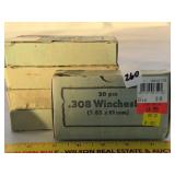 100 Rounds .308 Winchester Ammunition