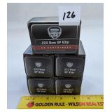 100 Rounds MFS .223 62 Grain Ammunition