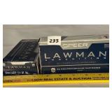 100 Rounds Lawman Ammunition 9mm Luger 124 Grain