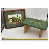 John Deere Art Print and Stool