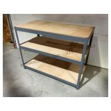 Metal Frame 2 Shelf Work Bench