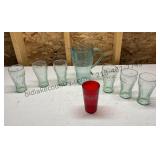 Coca Cola Pitcher & Glasses