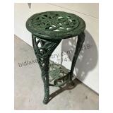 Green Metal Plant Stand