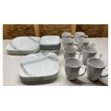 Corelle 'Simple Sketch' Dish Set