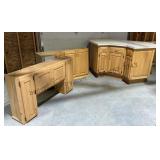 Island Bar & 2 Matching Upper Cabinets