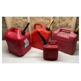 4 - Plastic Gas Cans