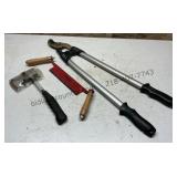 Cutters, Hatchet, and Log Peeler