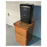 File Cabinet and Paper Shredder