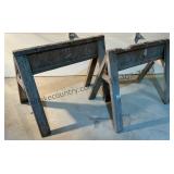 2 - Wooden Sawhorses