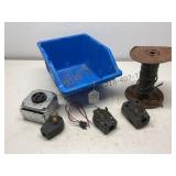 Electrical Parts & Wire, in Bin
