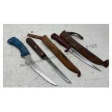 Several Filet Knives