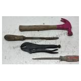 Hammer, Vice Grips, and More