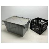 2 - Plastic Storage Crates