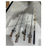 Vintage Fishing Rods and Reels Lot 3