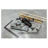 Miter Saw, Pry Bar, Squares, and More