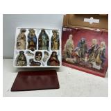 Artisan Glazed Nativity Set