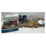 Vintage Candle Holders, Serving, and More