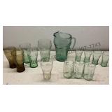 Coke Pitcher and Glasses