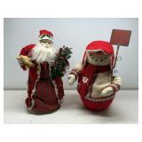 Santa and Snowman