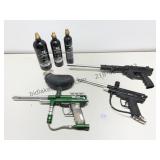 Paintball Guns and CO2 Canisters