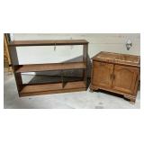 Record Cabinet and Bookshelf