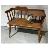 Vintage Phone Bench