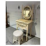Vintage Vanity and Stool