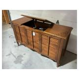 Sears SilverTone Console Record Player