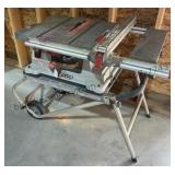 Ridgid 10" Table Saw on Folding Stand