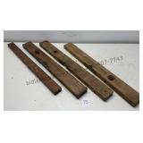 Vintage Wooden Levels Lot 1