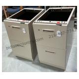 2 - Metal File Drawer Base Units