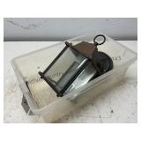 Vintage Light Fixture in Small Tote