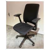 Black Padded Office Chair