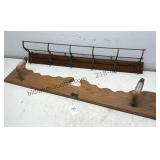 Deer Hoof Rack and Vintage Shelf