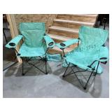 Pair of Folding Camp Chairs