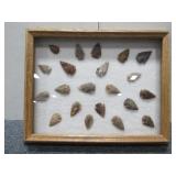 Framed Arrow Head Display (14"x12")