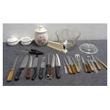 Kitchen Knives, Knife Sharpener, Bowls & More