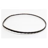 Silver Bangle Bracelet; 3.7 Grams