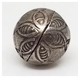 Cute Silver Ball Pendant; 3.1 g