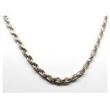 18 inch Silver Necklace 20.4 grams
