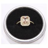 Beautiful Gold Colored Fashion Ring (Size 8)