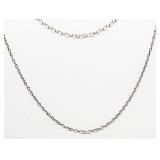 2 Silver Chains; 16 Inch & 18 Inch; 1.7 Grams