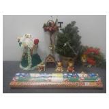 Santa, Small Tree, Wrapping Paper, Wreath & More