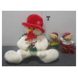 Frosty the Snowman & Christmas Bear Stuffed Animal
